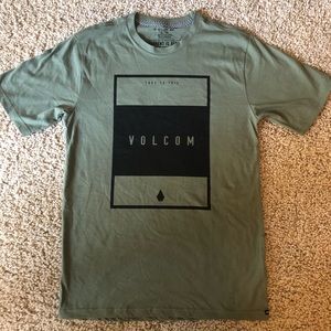 Youth boys green Volcom shirt
